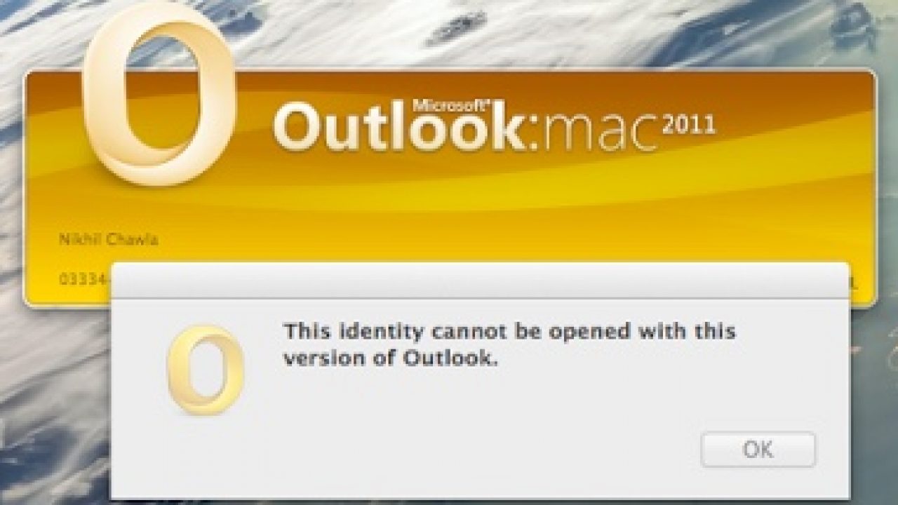 reset outlook 2011 for mac